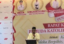FKUB Bersama Pemuda Katolik Komcab Dumai Deklarasi Pilkada 2024 Berjalan Damai