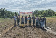 Polsek Sungai Sembilan Ajak Warga Setempat Untuk Mendukung Program Ketahanan Panga