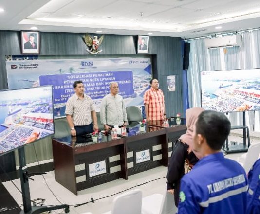 Pelindo Regional 1 Dumai Sosialisasikan Peralihan Penerbitan Nota Layanan Barang Kepada Pengguna Jasa